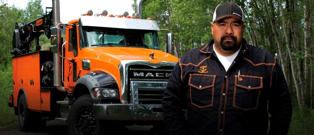Juan Ibarra de Gold Rush choisit Mack® Granite® comme camion personnel