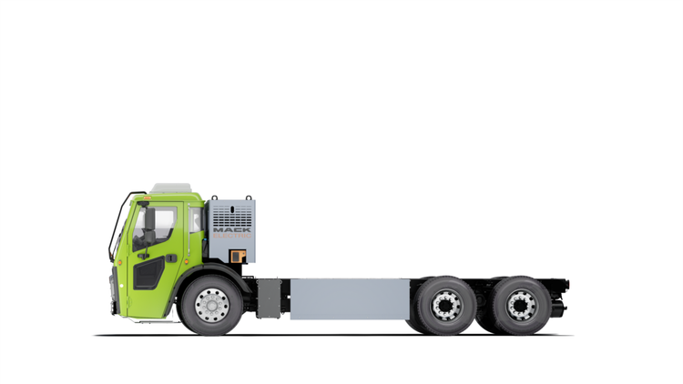 Mack LR Electric truck.