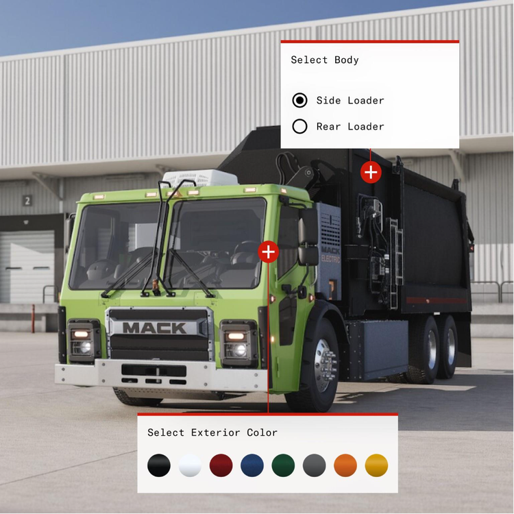 Ground up customization of LR electric truck using Builder.
