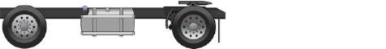 4 by 2 axle configuration