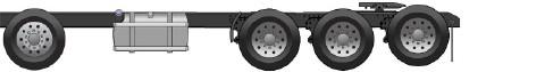 8 by 4 axle configuration with Tag Axle