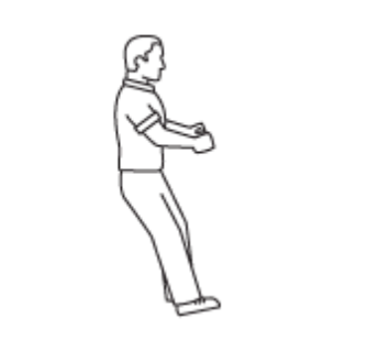 Stand up driving configuration